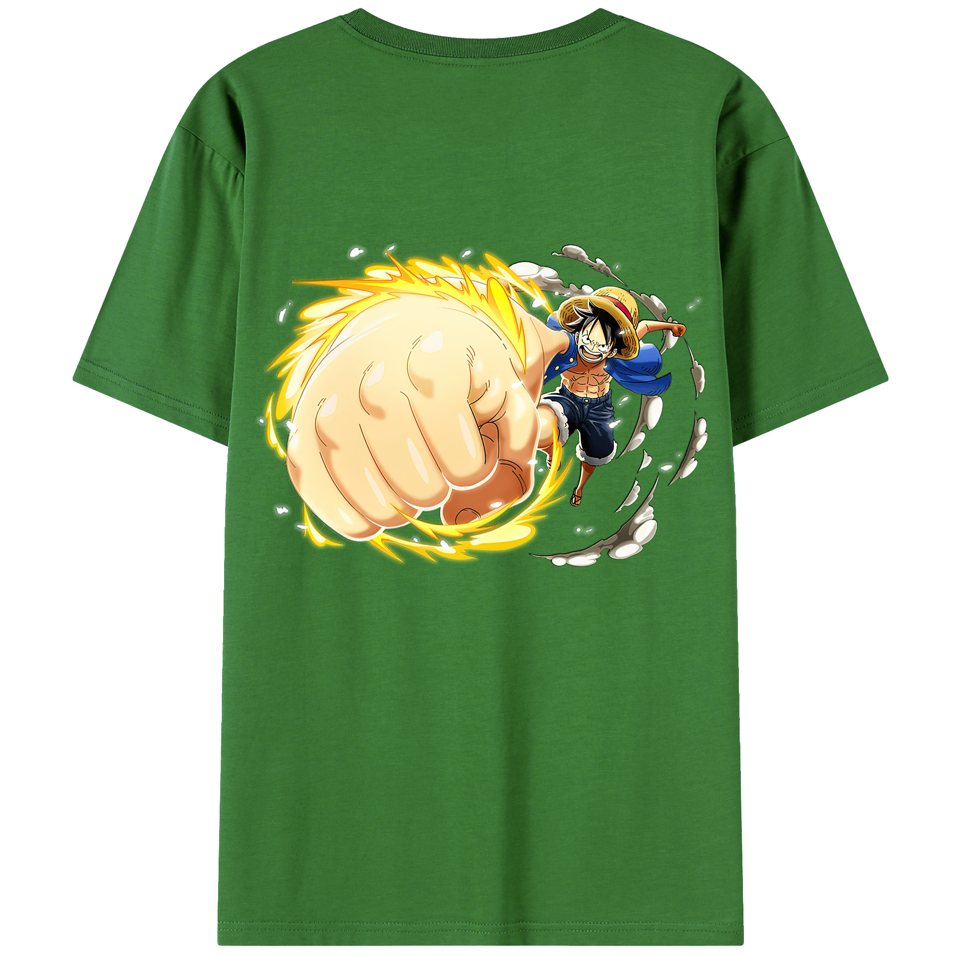 （画像用） ワンピース モンキー・D・ルフィ ONE PIECE Monkey D. Luffy レディース半袖Tシャツ(バックプリント)